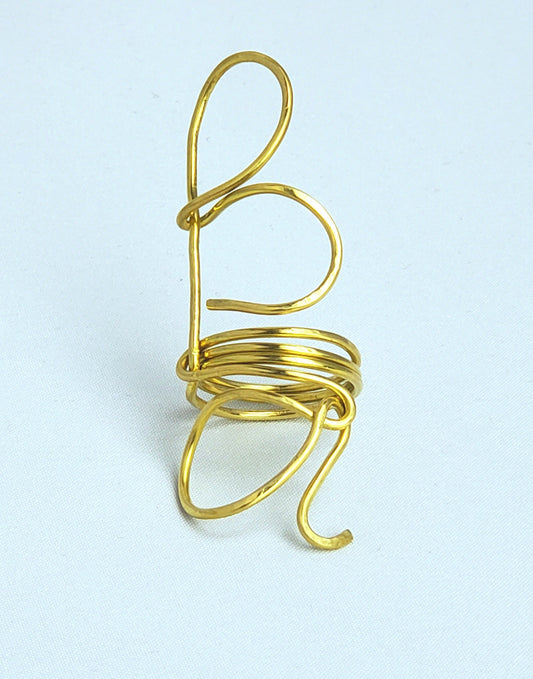 Bride of Christ "Chic Style" Ring with Hammered Finish