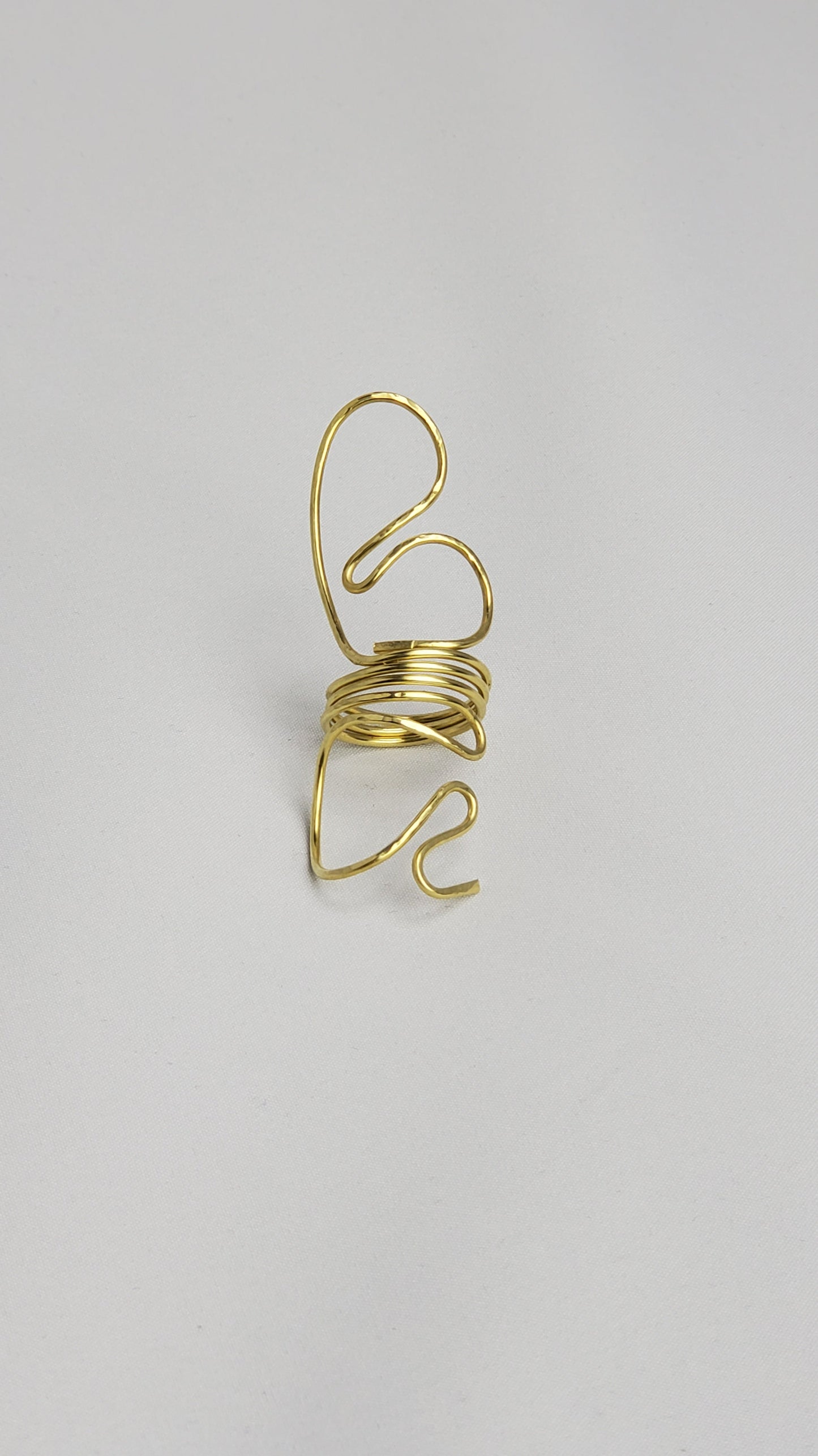 Bride of Christ  "Chic Style" Ring with Hammered Finish